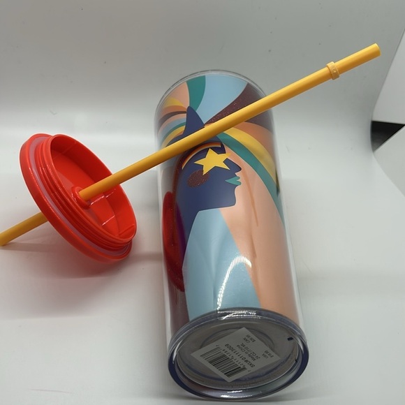 Starbucks 2020 Pride Glitter Siren Rainbow Target Exclusive Tumbler with Straw - Picture 10 of 10